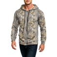 thumbnail image 5 of GrmtClth Men Realtree Camouflage Knit Hoodie Male Loungewear Drawstring Adjustable Hood Kangaroo Pocket Long Sleeve Pullover Spring Daily Leisure Street Top, 5 of 8
