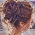 thumbnail image 2 of Messy Bun Hairpiece, Soft Updo Bun Hairpiece  For Holiday Party, 2 of 7