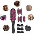 thumbnail image 2 of RKXQT 6pcs Round Hair Brush Set, Detachable Handle Hair Roller Styling Tools for Blow Drying, Styling, and Smoothing, Professional Hair Care Kit for Women & Men, 2 of 5