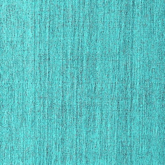 Ahgly Company Indoor Square Oriental Turquoise Blue Industrial Area Rugs, 3' Square