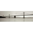 thumbnail image 2 of Blaustein, Alan 18x9 White Modern Wood Framed Museum Art Print Titled - Bay Bridge Pano - 1, 2 of 4