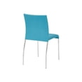 thumbnail image 2 of AveSix Conway - Chaise - Tissu, Acier - aqua, chrome (Lot de 2), 2 of 4