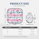 thumbnail image 3 of Fotbe Pink Striped Flamingo Juego de 2 Piezas de Parasoles para Parabrisas | Bloqueador Solar para Auto | Accesorios Plegables para Protección Solar Interior-Medium, 3 of 6