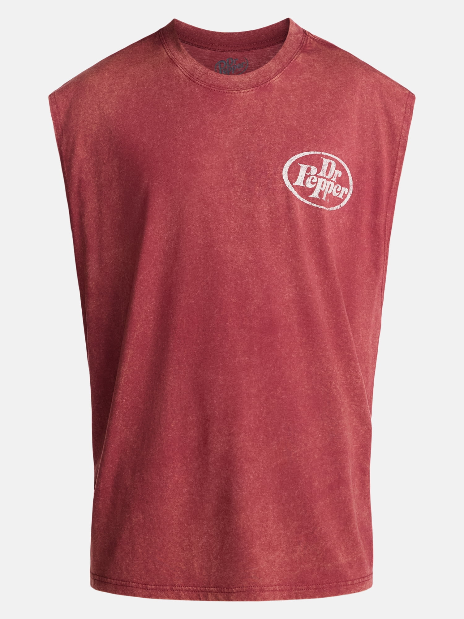 Dr Pepper Men's and Big Men's Muscle Tank Top, Sizes XS-5XL