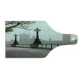 thumbnail image 2 of London Cutting Board, Big Ben View from the Street Palace of Westminster Touristic Britain, Decorative Tempered Glass Cutting and Serving Board, Wine Bottle Shape, Multicolor, by Ambesonne, 2 of 5