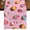 Blue Beige Light Pink, variant on Pink Dessert 108 Inch Table Runner, Modern Art Cute Farmhouse Dresser Scarf Cotton & Linen Tablerunner for Dining/Kitchen Island/Holiday Party Décor 13" x 108"