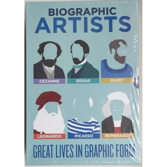 Great Lives In Graphic Form: Biographic Artists 6 Book Box Set