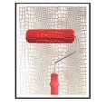 thumbnail image 2 of Piel en relieve de 7 pulgadas con asa para decoración de pared, color rojo plateado, rojo plateado, 2 of 2