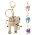 thumbnail image 5 of Encanto de bolso Zulema de Resina elefante llavero Rosado, 5 of 5