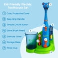 thumbnail image 4 of Kid's Electric Toothbrush Set & Replacement Heads 2 Pack - Buddy The Bear, 4 of 8