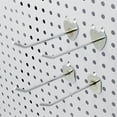 thumbnail image 2 of Yesbay 10Pcs Pegboard Hooks Straight Upturned Design Iron Shelf Display Hangers for Supermarkets Home Organization,Double Foot 20 cm, 2 of 7