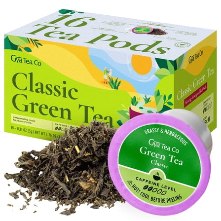 Gya Tea Co Classic Green Tea K-Cup (16 Pods)