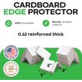 thumbnail image 6 of IDL Packaging Cardboard Edge Protector 2" x 2" x 12", Pack of 100 - V-Board Reinforced Cardboard Corners for Shipping, 6 of 7