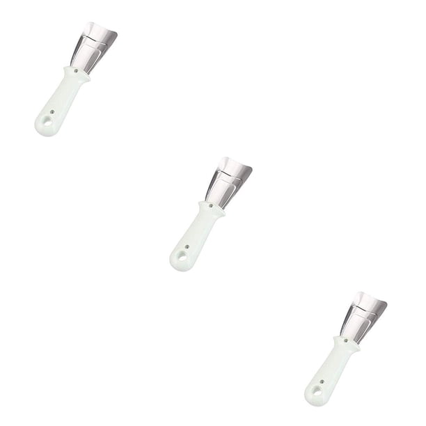 Billuyoard Raspador de hielo para refrigerador, pala de congelador Universal de acero inoxidable, dispositivos descongeladores, removedor de Type7 NO7