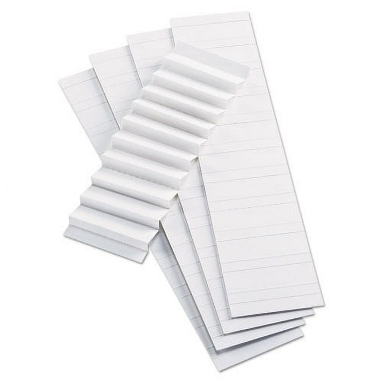 Blank Inserts For Hanging File Folders, Compatible with 42 Series Tabs, 1/5-Cut, White, 2 Blank Inserts For Hanging File Folders, Compatible with 42 Series Tabs, 1/5-Cut, White, 2
