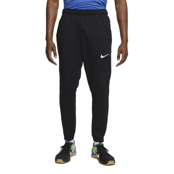 Nike Dri-Fit Fleece Tapered Training Pants Black Mens Small