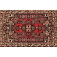 thumbnail image 1 of Ahgly Company Machine Washable Indoor Rectangle Traditional Saffron Red Area Rugs, 5' x 7', 1 of 7