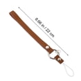thumbnail image 2 of Brown Leather Phone Wrist Strap with Detachable Design for Safe and Easy Use, 2 of 8