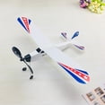 thumbnail image 2 of CIMAXIC 2Pcs Rubber Band Powered Airplane Model Biplane Toys for Kids (Random Pattern),15.55"X12.2"X3.15", 2 of 5