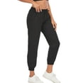 thumbnail image 2 of SHCKE Women's Lightweight Sports Pants Quick Dry Joggers Workout Pants Hiking Running Athletic Pants with Drawstring Elastic Waist Black L, 2 of 6