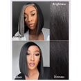 thumbnail image 4 of Peluca LUVME HAIR Bob, 30 cm, densidad del 200%, 100% cabello humano, 4 of 7