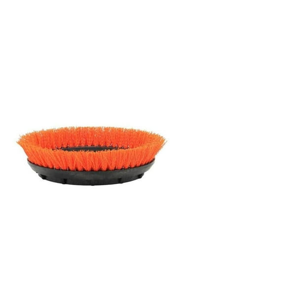 Oreck Commercial 237047 Orange Tile and Resilient Floor Scrub Brush, 10.5 in. Diameter, Polypropylene Bristle Brush, Use with ORB550MC Oreck Commercial Orbiter Hard Floor