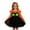 F48-Orange, variant on FYDUU Toddler Girl Tulle Dress Little Girls Halloween Dress Long Sleeve Tutu Dresses Kids Casual Dresses Holiday Party Fall Winter Clothes 4-5 Years
