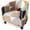 A, variant on Club Chair Slipcover, 1 PCS Tub Chair Slipcover Washable Armchair Sofa Cover Protector for Living Room Bar Counter