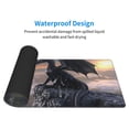 thumbnail image 4 of Pofeuu Black Dragon Cliff Dawn Print Desk Mat for Keyboard and Mouse，Computer Desk Matt for Desktop，Large Mouse Pad for Desk，Desk Pads on Top of Desks 12x31.5in, 4 of 8