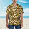 thumbnail image 4 of Vineyard Collection Wine Hawaiian Shirts For Men, Summer Short-Sleeve Relaxed-Fit Button-Down Shirts 3x-Large, 4 of 9