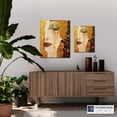 thumbnail image 3 of Marco de lona Crossroads Home Decor Golden Tears de Gustav Klimt, 3 of 7