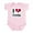 Petal Pink, variant on CafePress - I Love My Grandpa Infant Bodysuit - Baby Light Bodysuit, Size Newborn - 24 Months