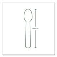 thumbnail image 3 of Vegware VW-SP6.5 Compostable CPLA Cutlery Spoon - White (1000/Carton), 3 of 6