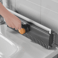 thumbnail image 6 of Bxaolu Floor Scrub Brush with Long Handle[52.75Inch], 2 in 1 Scrape and Brush, Stiff Bristles for Cleaning Bathroom, Patio, Garage, Kitchen, Deck, Tile, 1Pack, 6 of 9