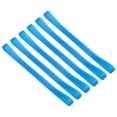 thumbnail image 1 of Uxcell 6Pcs Silicone Rubber Bands Flat Rubber Elastic Band Blue, 1 of 7