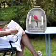 thumbnail image 4 of Bird Carrier Cage Shoulder Bag Pet Parrot Travel Transparent Outdoor Clear Backpack Gray, 4 of 7