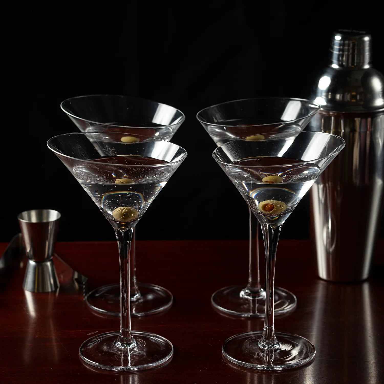Set of 12 Sex In The City Clear Wide Mouth Martini Glasses - Dinner Party