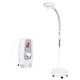thumbnail image 1 of Lámpara con 3x Lupa led Lupa Iluminada Lente de Cristal óptico Ajustable para Tatuaje de Injerto Pesta?as Belleza, Consultas Médicas, Ayuda de Lectura,Lámpara de Pie con Ruedas Ecomeon no, 1 of 5