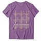 thumbnail image 4 of Blusas de Manga Corta para las Mujeres Divertida Impresión Cuello Redondo Camiseta Vintage, Blusas de Primavera para las Mujeres, 4 of 6