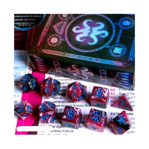 Infinite Black Poly Set - They Magenta and Black w/Cyan (10) New