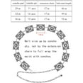 thumbnail image 6 of XIATIAN Metal Concho Belts for Women Western Cowgirl Turquoise Boho Chain Belts for Dress Jeans, 6 of 7