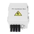 thumbnail image 3 of Photovoltaic Combiner Box, Waterproof DC Solar Combiner Box 10AWG 4 String Short Circuit Protection Lighting Protection With 15A Fuse For Industry, 3 of 8