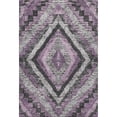 thumbnail image 2 of Addison Rugs Mayfield Premium Machine Washable Transitional Aztec Lavender Rectangle Rug, 3' x 5', 2 of 7