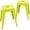 Lime Green, variant on Wubio 18 Inch Industrial Metal Stools Set of 2, Short Stackable Classroom Stools, Backless Metal Dining Chairs for Indoor Outdoor Kitchen -Lime Green