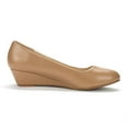 thumbnail image 5 of Dream Pairs Women's Mid Wedge Heel Pump Shoes Debbie color NUDE/PU size 9, 5 of 6