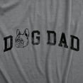 thumbnail image 2 of Mens Dog Dad French Bulldog T Shirt Funny Cute Puppy Pet Frenchies Lovers Tee for Guys Graphic Tees, 2 of 9