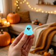 thumbnail image 5 of Mini Halloween Figurines 10pcs Glow in the Dark Ghosts, Cute Resin Ghost Decorations for Halloween Party, Holiday Props and Mini Ghost Ornaments for Indoor Halloween Decor, 5 of 5