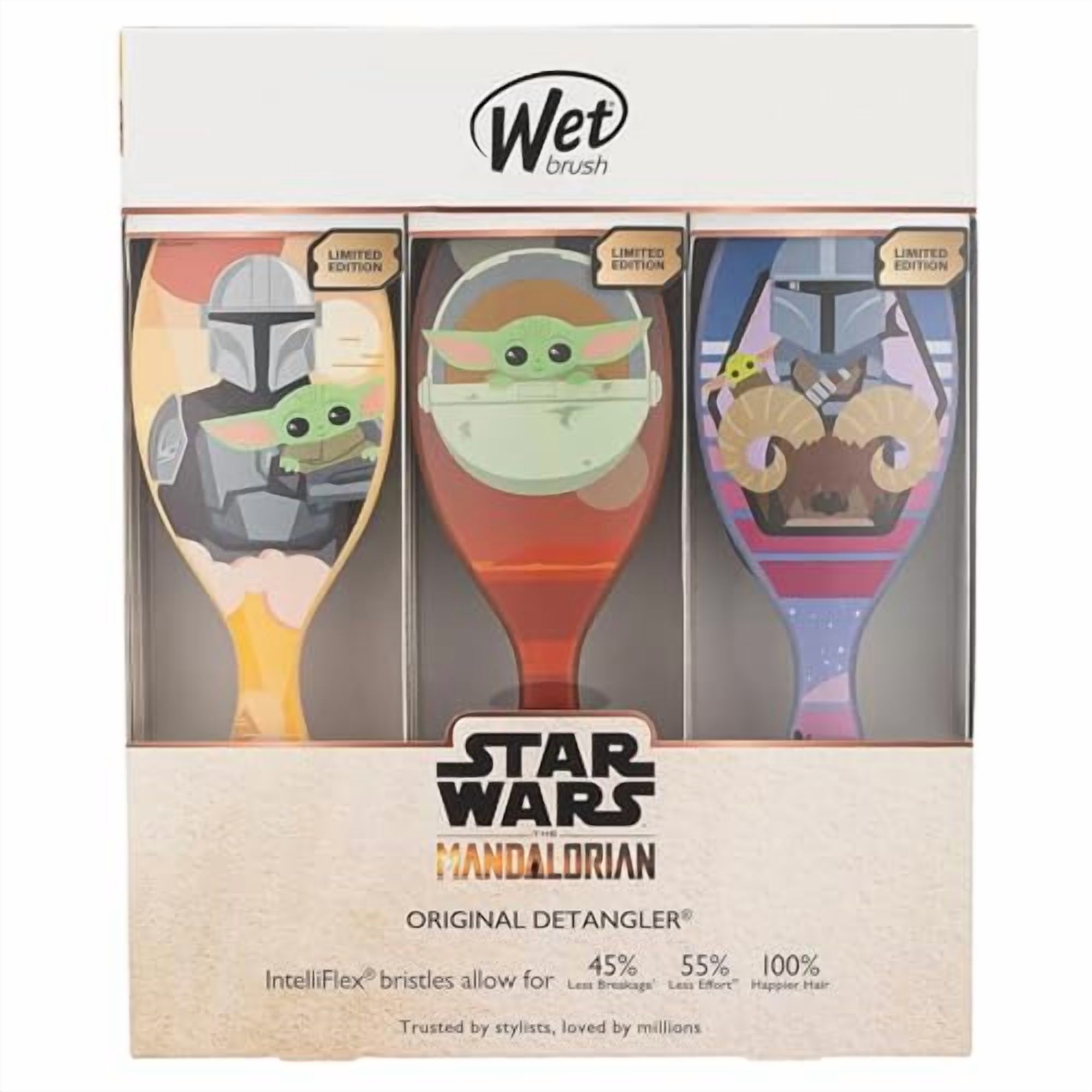Wet Brush Limited Edition Disney original detangler, 3 Pack