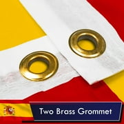 G128 - Spain 3x5 ft Spanish National Olympics Flag Printed Indoor/ Outdoor Brass Grommets