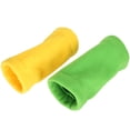 thumbnail image 4 of Túnel para mascotas, franela suave, túnel de 1 vía para hámster, animales pequeños, juguetes para jugar y descansar (amarillo y verde), 4 of 5